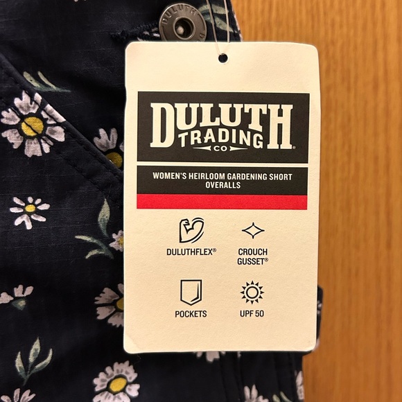 Duluth Trading Heirloom Short Overalls New - Picture 9 of 11